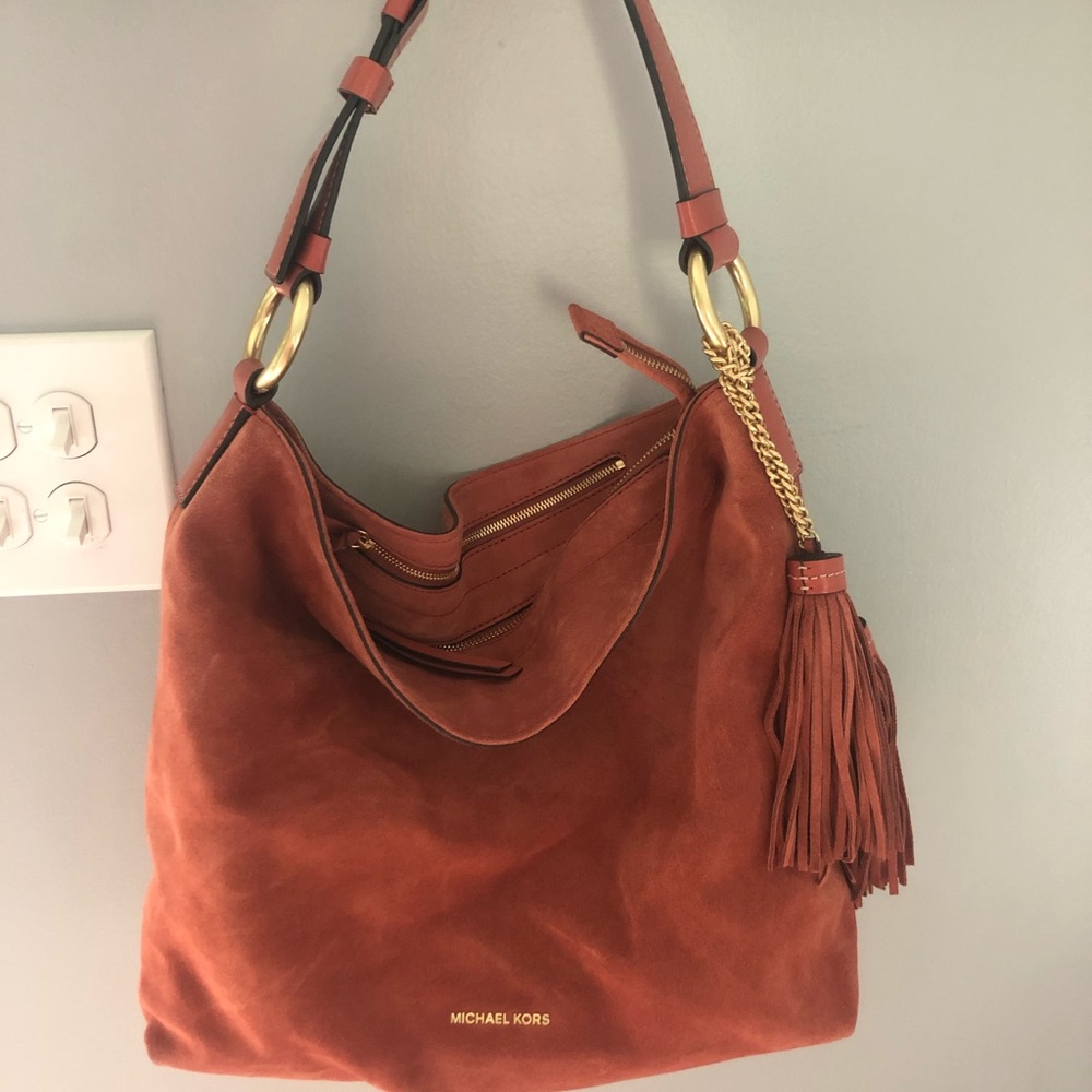 COPY - Michael Kors Suede Elise Purse